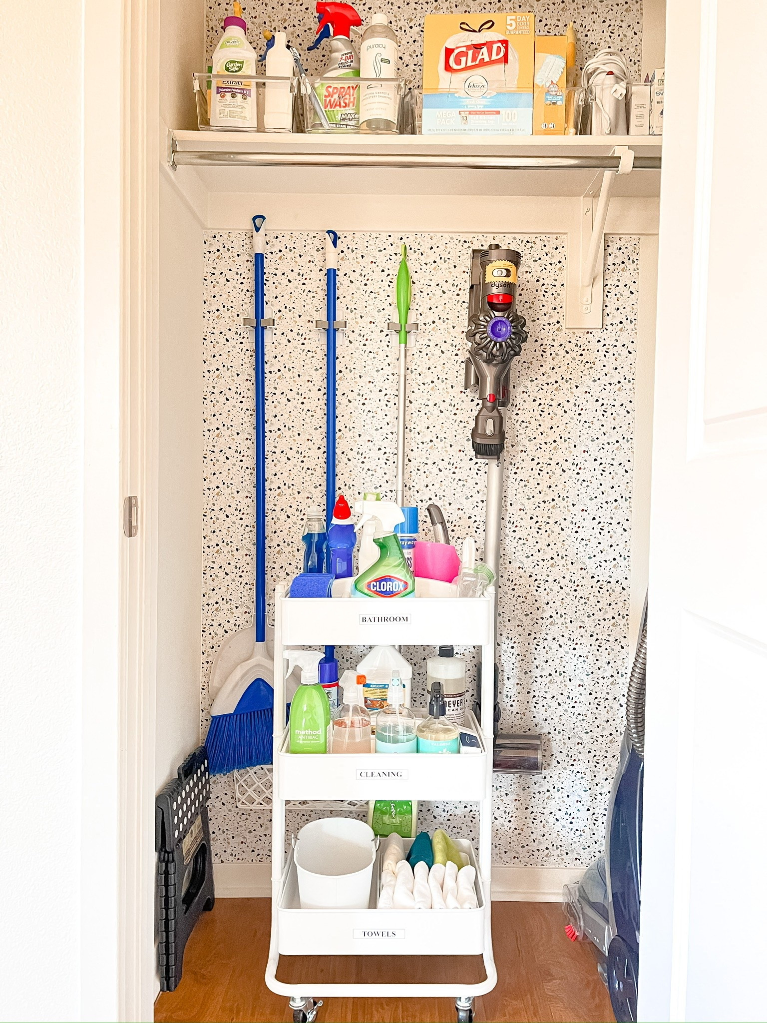 Cleaning closet organization

#LTKHome #LTKselfcare #LTKdayinmylife