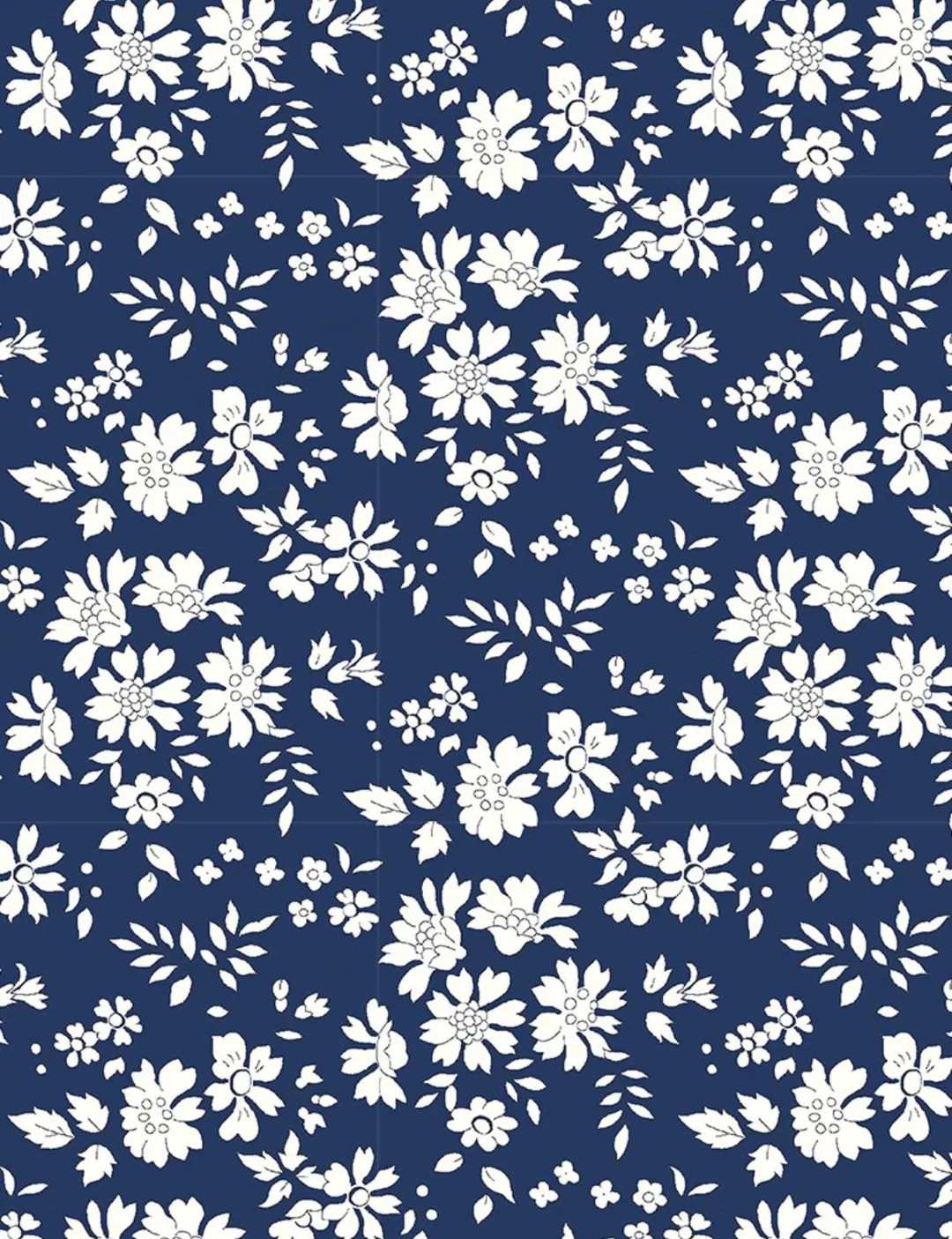 Capel (U) - Dark Blue - Tana Lawn - Classic Collection - Liberty of London Fabrics - Etsy | Etsy (US)