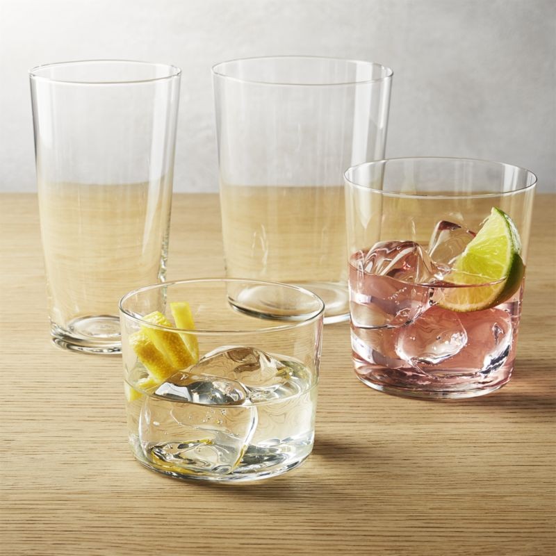 Marta Modern Drinking Glasses | CB2 | CB2