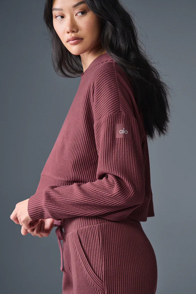 Muse Hoodie - Burgundy Truffle | Alo Yoga (US)