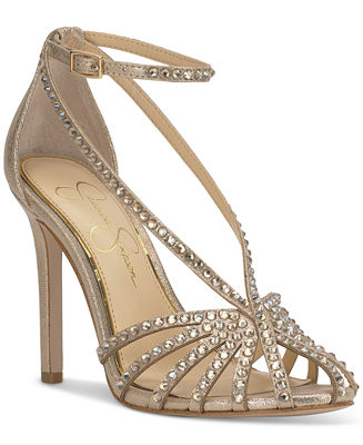 Jessica Simpson Women's Jittale Strappy Two-Piece Pumps - Macy's | Macy's