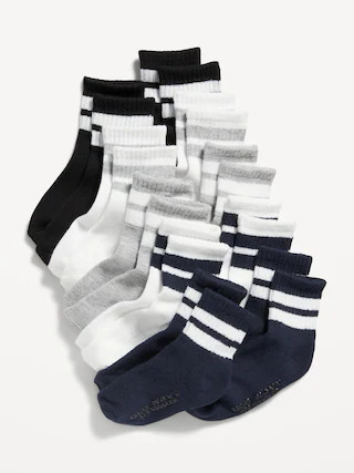 Unisex Crew Socks 10-Pack for Toddler & Baby | Old Navy (US)