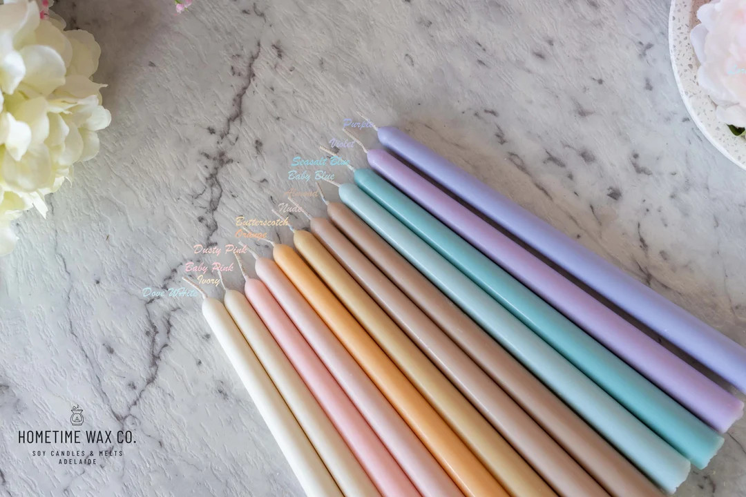 Tall Thin Long Pillar Candle Wedding Events Engagement Reception. Bulk Order Adelaide Australia. ... | Etsy (AU)