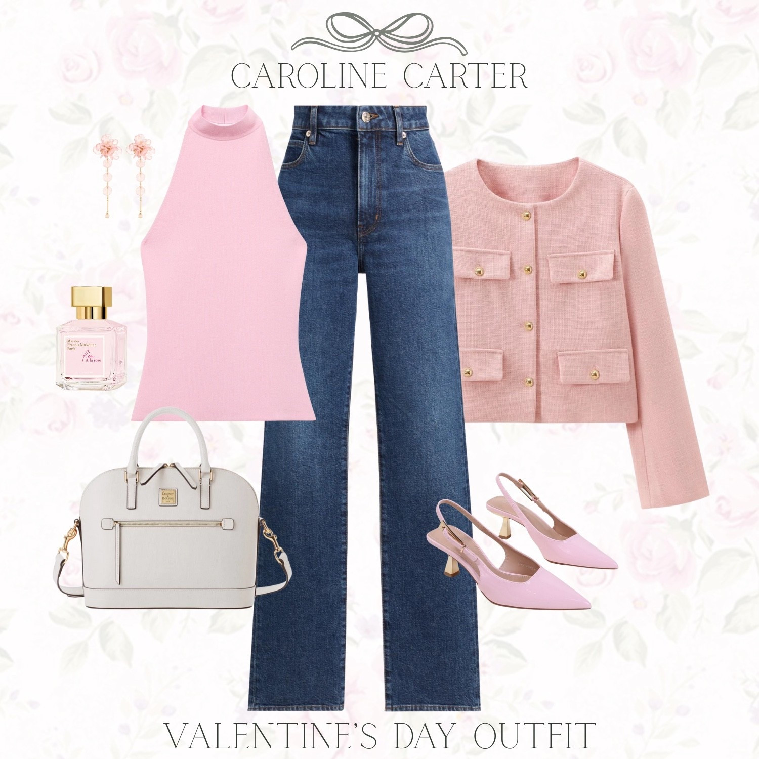 Pretty in pink for Valentine’s Day 💕 A classic denim + soft blush combo that feels feminine, timeless, and effortless.

Valentine’s Day outfit, pink outfit, feminine style, classic outfit, denim jeans, pink jacket, blush top, slingback heels, neutral handbag, chic casual look, romantic style, everyday Valentine look, valentines outfit women

#LTKValentine #LTKootd #LTKSeasonal