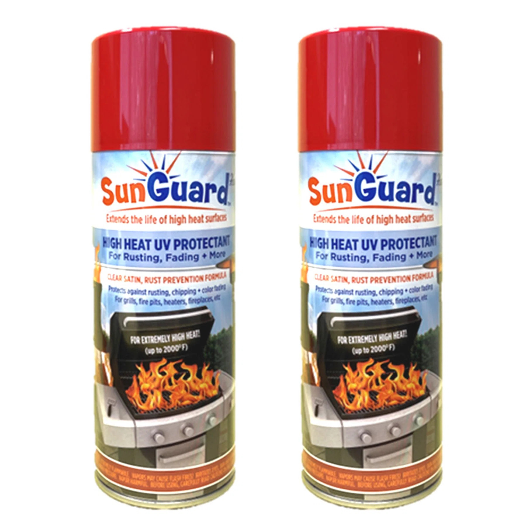 SunGuard Extreme High Heat (up to 2000°F) UV Metal Protectant Spray | Wayfair North America