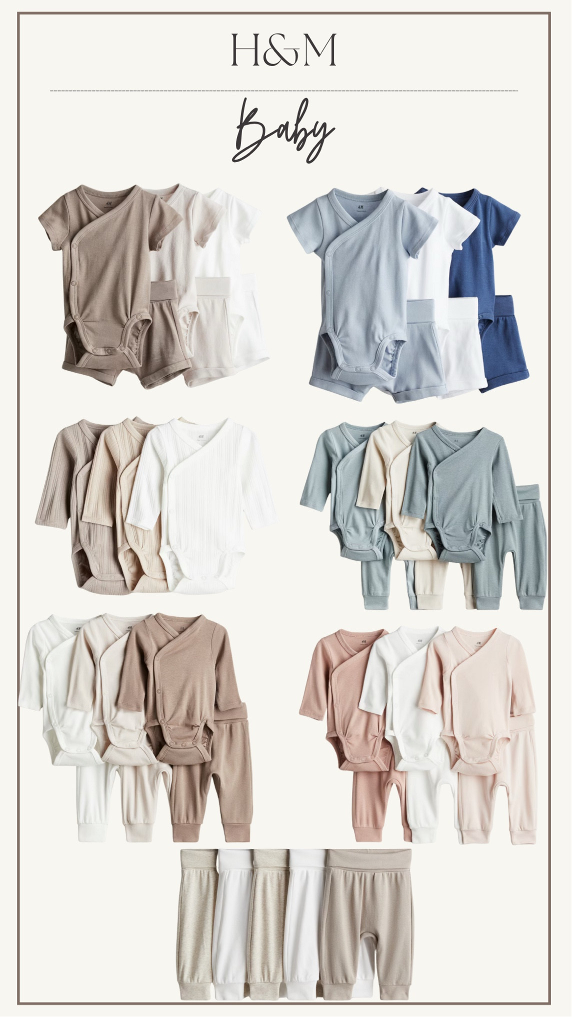 H&M is my go to for all things baby! They have some of the best basics and are perfect for the newborn phase. These are also perfect for a baby shower gift! 

#baby #babyshower #gift #babyshowergift #giftforbaby

#LTKFindsUnder50 #LTKBaby #LTKBump