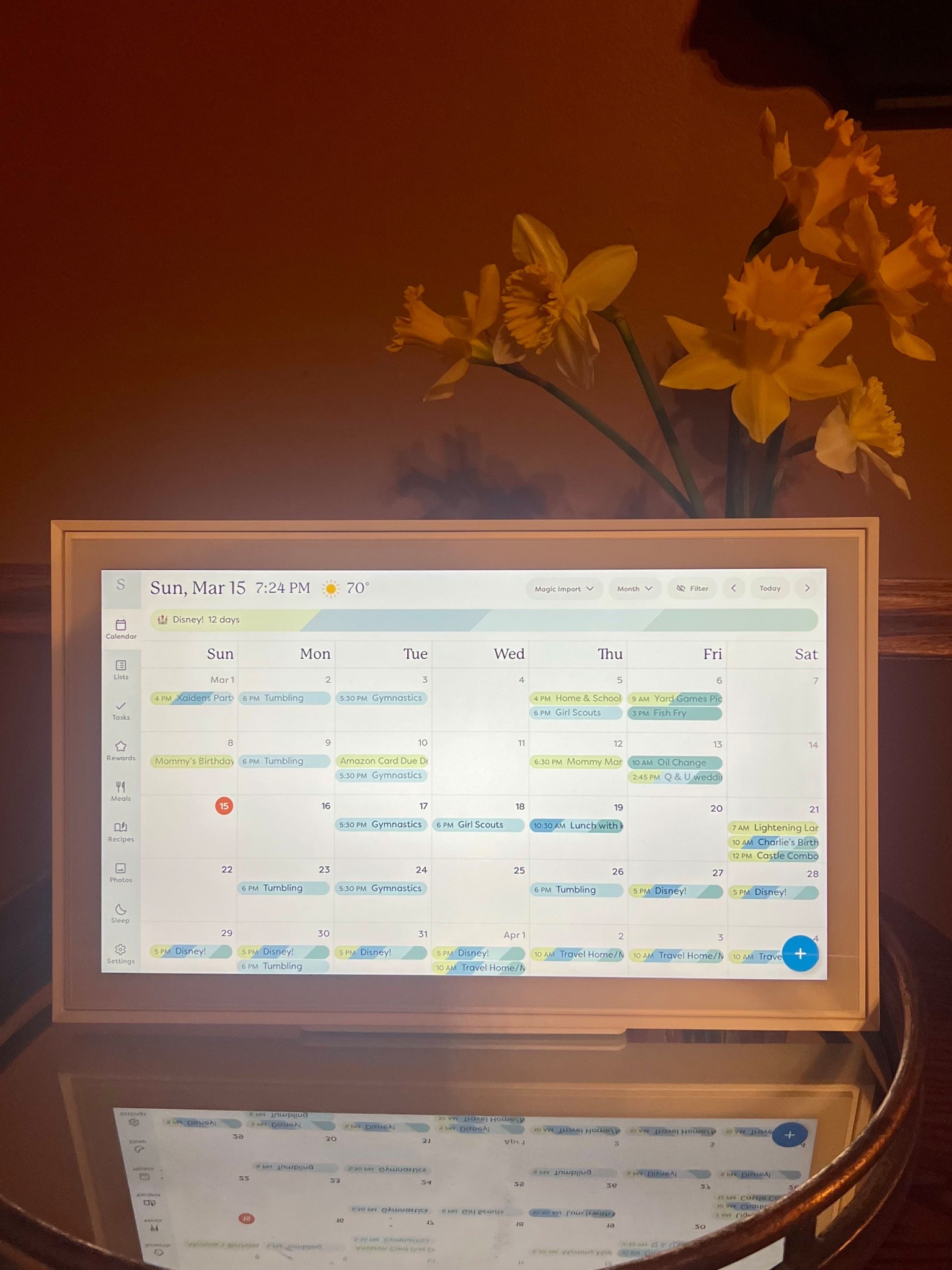 I took over a year to pull the trigger on a family calendar. I am truly a paper and pen girl and always have my planner, but with the kids getting older, and our business getting busier it was time. I was worried it would just add more to my plate, but it’s truly been amazing. Even the kids love checking it daily. 

#LTKHome