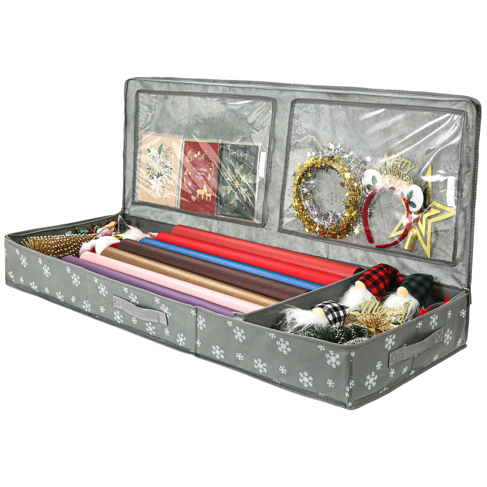 Phedrew Wrapping Paper Storage Container – Fits up to 40" Rolls - Underbed Gift Wrap Organizer ... | Amazon (CA)