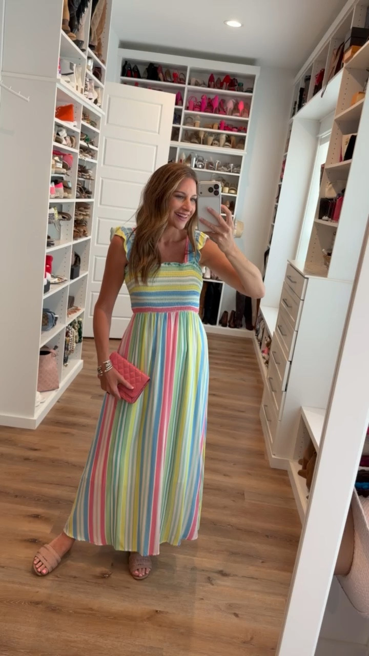 In a small dress, bag, sandals and accessories- fits tts.

#LTKgrwm #LTKSeasonal #LTKootd