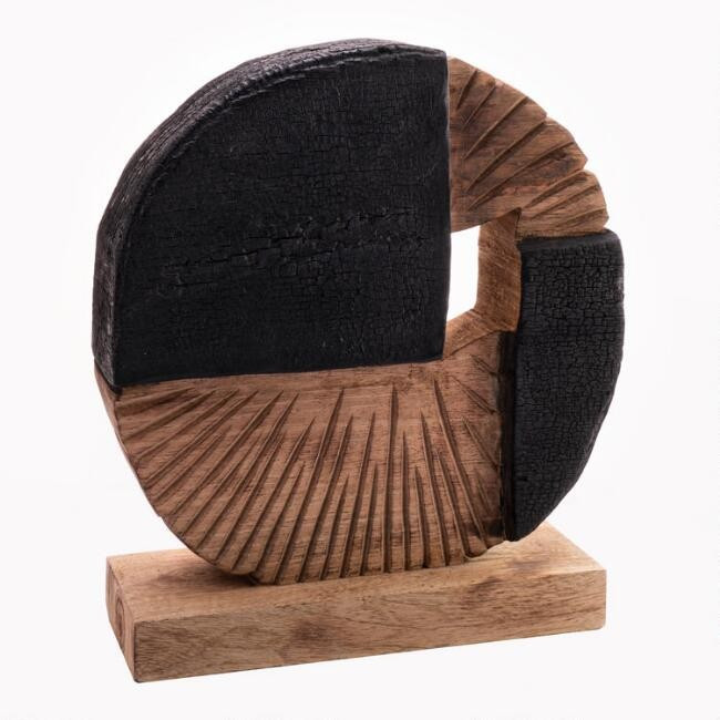 Carved Charred Mango Wood Decor
							var ensTmplname="Carved Charred Mango Wood Decor";
							... | World Market