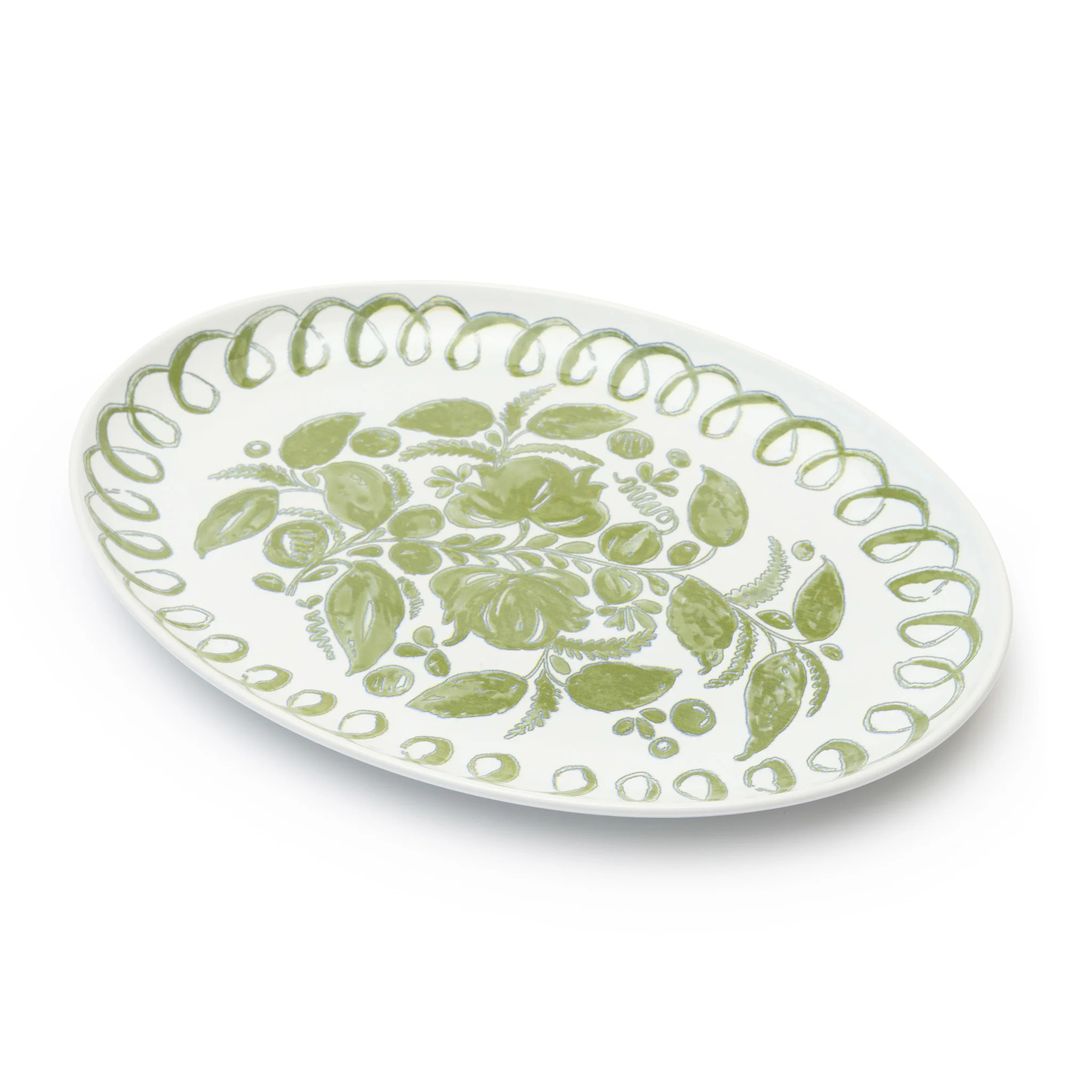 Herman Oval Serving Tray - Lime - 15.7" x 11 | Wayfair North America