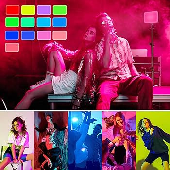 Torjim RGB Photography Video Lighting,Studio Lights with Adjustable Tripod Stand - 16 Color Light... | Amazon (US)