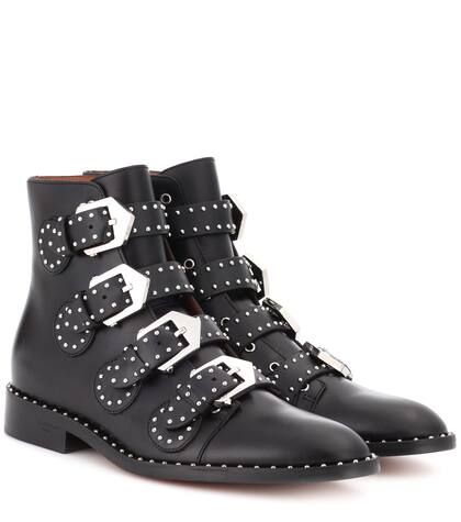 Embellished leather boots | Mytheresa (INTL)