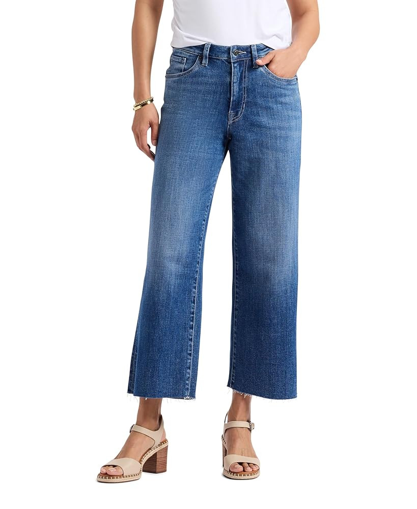 Buffalo David Bitton Women's High Rise Wide Leg Cropped Addisson | Amazon (US)