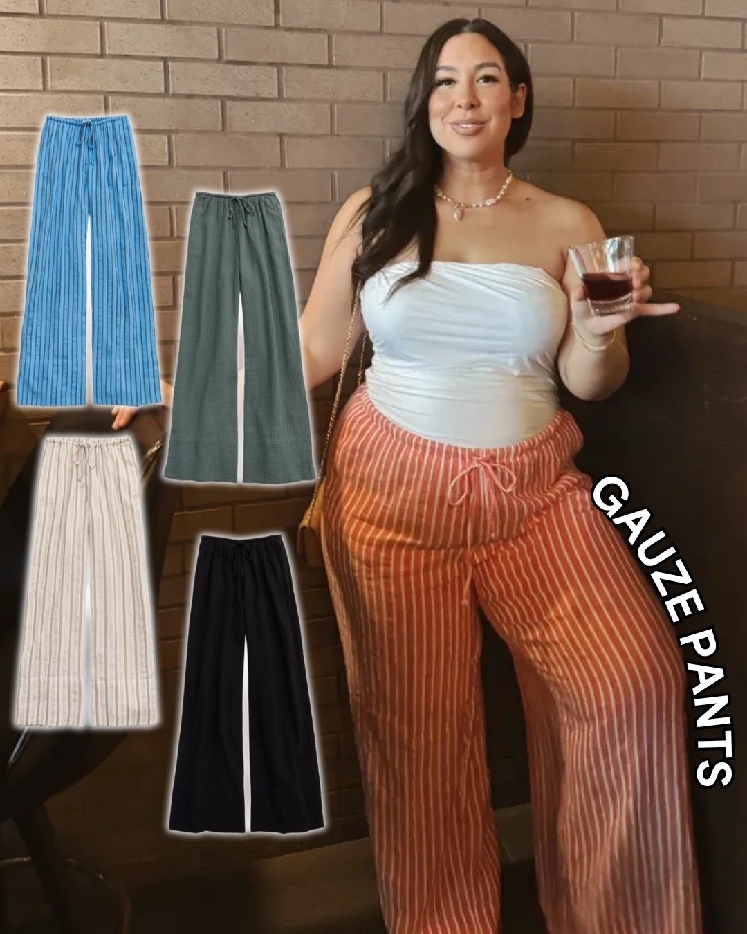 Holy grail gauze pants! 

#LTKMidsize #LTKootd #LTKSeasonal