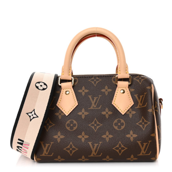 Monogram Speedy Bandouliere 20 Black | FASHIONPHILE (US)