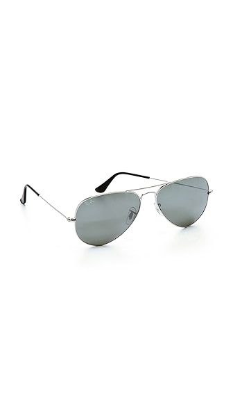Mirrored Original Aviator Sunglasses | Shopbop