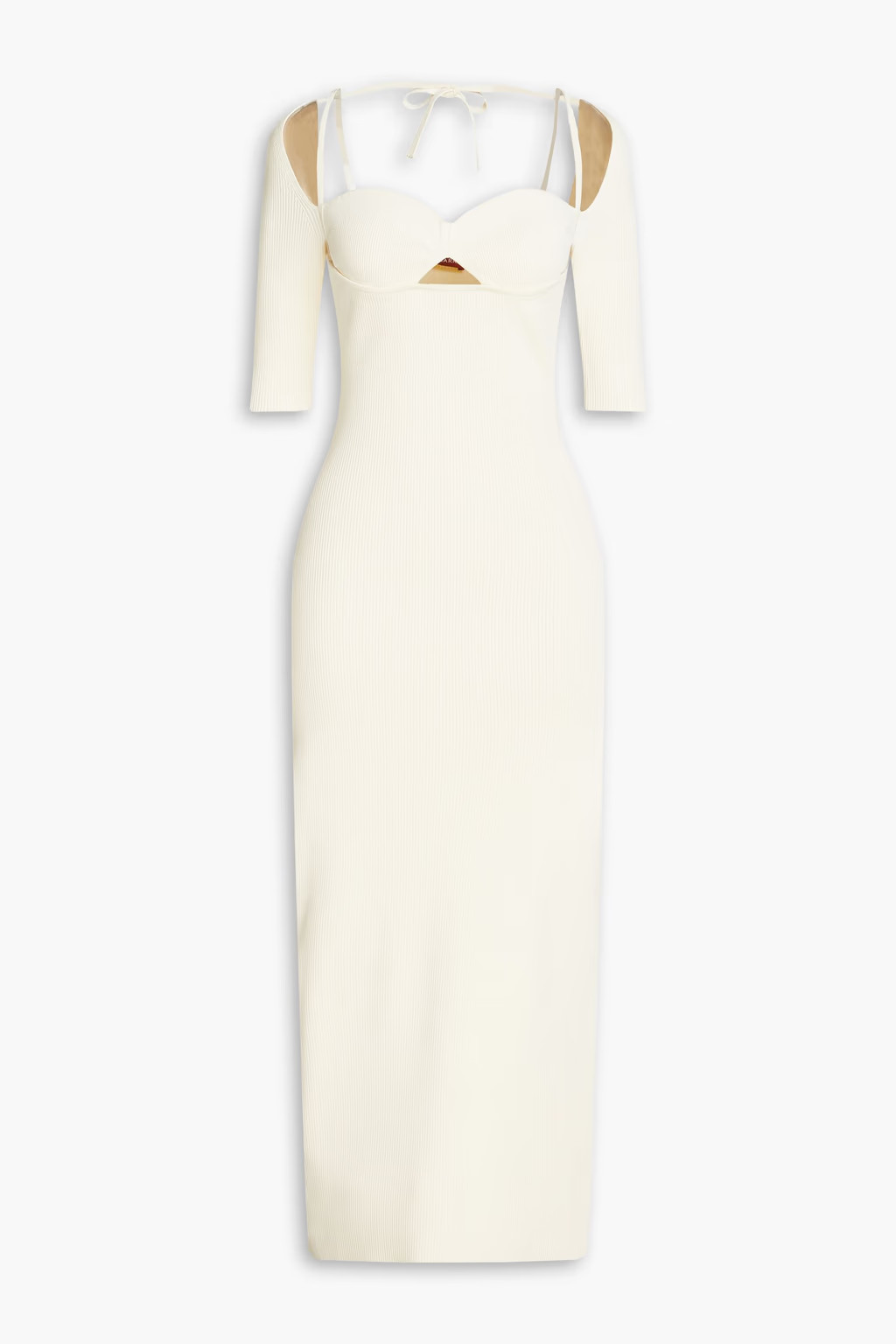 Mareen cutout ribbed-knit maxi dress | The Outnet (US and CA)