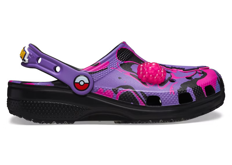 Crocs Classic Clog Pokémon Gengar (Kids) Sneakers in Purple/Black | StockX