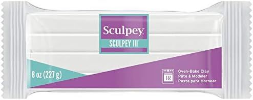 Polyform Sculpey III Polymer Clay 8 Oz: White | Amazon (US)