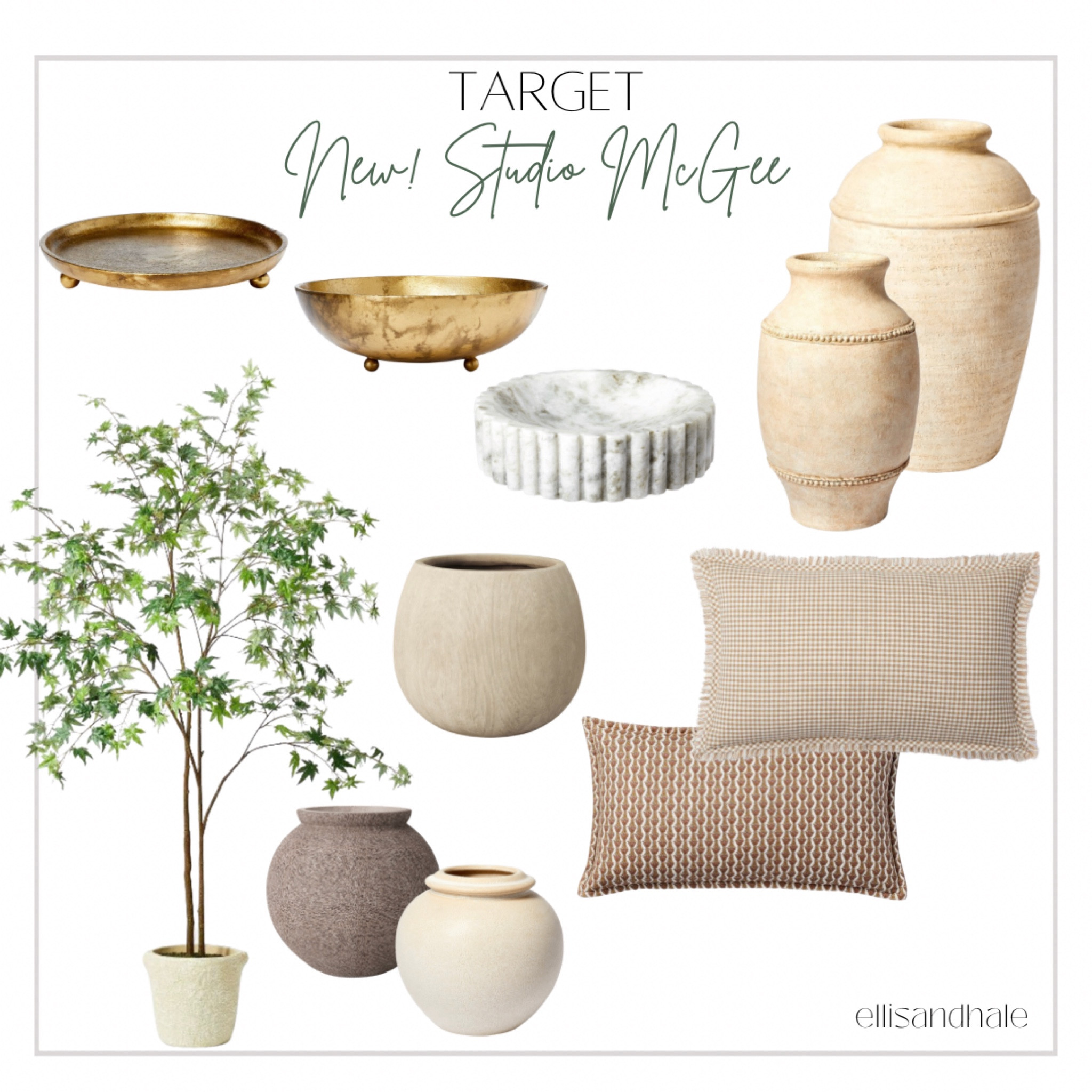 Studio McGee, McGee and co, Target, Target decor, threshold, vase, planter, throw pillows, faux tree, decorative accent, brass dish, tj maxx, pottery barn, marble scallop dish, affordable home decor



#LTKunder100 #LTKunder50 #LTKhome
