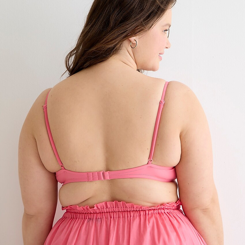 Strappy twist bikini top | J. Crew US