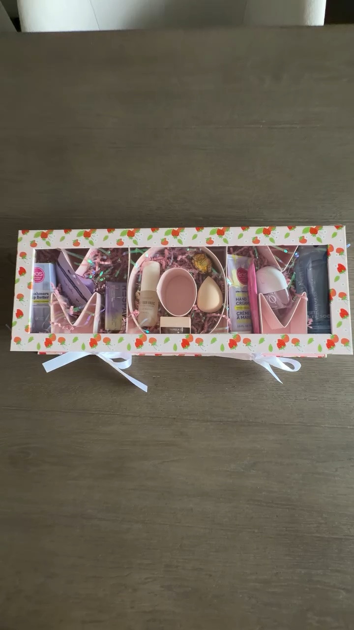 POV: you wanted to give the moms in your life something a little more thoughtful than flowers or candy 💕

I found this adorable MOM snack box and instead of filling it with snacks, I turned it into the cutest little self-care gift basket using affordable beauty finds! I added crinkle paper and filled it with mini gifts like lip scrub, lip balm, hand lotion, body mist, and other fun little goodies any mom would love.

Such a simple but elevated gift idea for Mother’s Day, birthdays, teachers, friends, grandmas, or just because 🤍

Follow along for more affordable gift ideas, home finds, and styling inspiration!

#mothersdaygift #giftideasformom #giftbasketideas #momgiftideas #selfcaregifts

#LTKSeasonal #LTKHome #LTKMothersDay