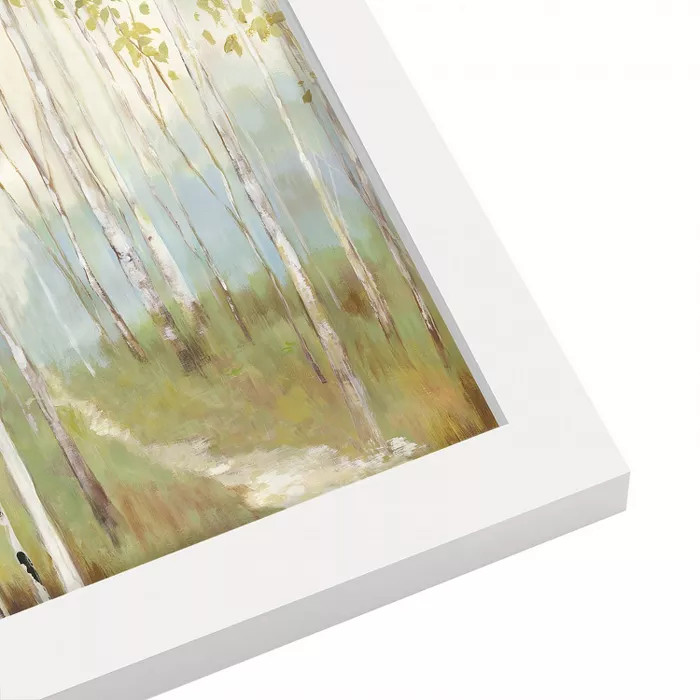 Americanflat Sunny Forest by Pi Creative Art White Frame Wall Art | Target