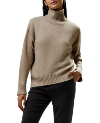 Turtleneck Relaxed-Fit Cashmere Sweater | Bloomingdale's (US)