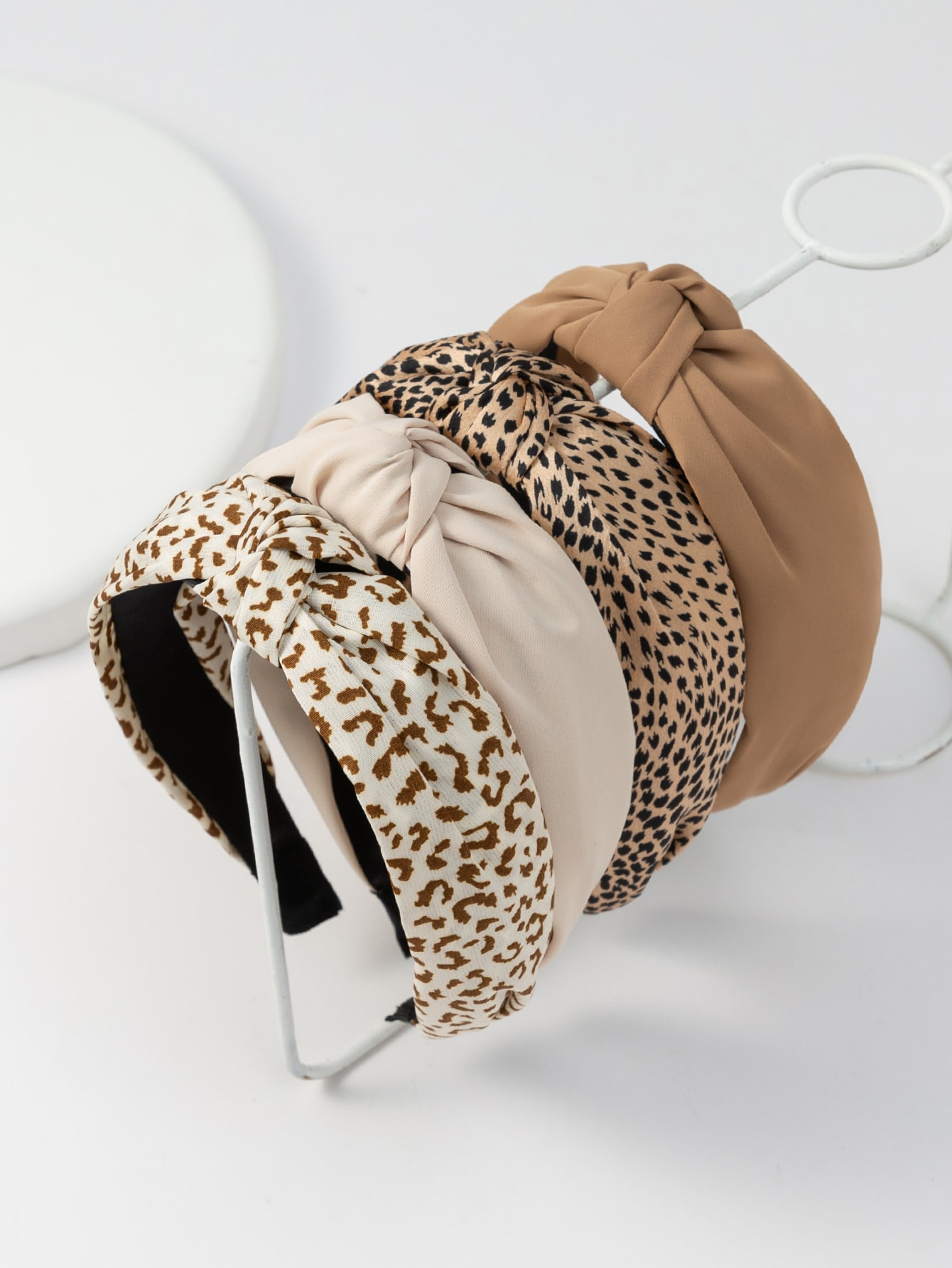 4pcs Women Houndstooth & Floral Print Fashion Headband For Daily Life Boho | SHEIN