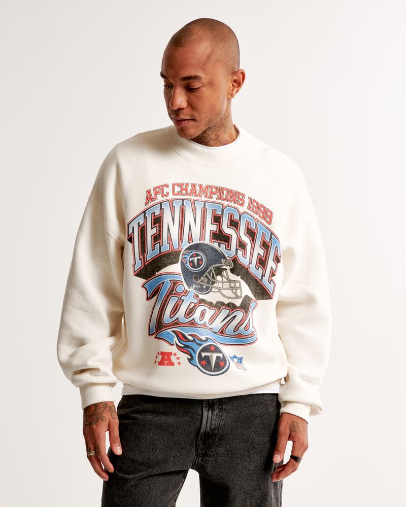 Tennessee Titans Graphic Crew Sweatshirt | Abercrombie & Fitch (US)