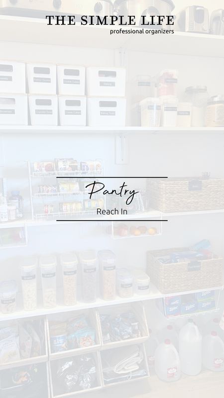Make use of the vertical space when you have a lot of distance between shelves ✅ #pantrycontainers #pantrygoals #thecontainerstore #oxopops #waterhyacinthbaskets #brightroom #target #rosanna

#LTKFind #LTKfamily #LTKhome
