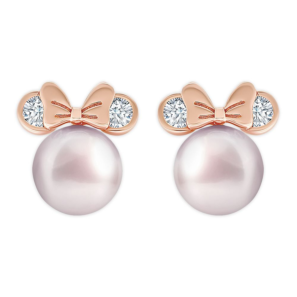 Minnie Mouse Icon Pearl Earrings by CRISLU | Disney Store