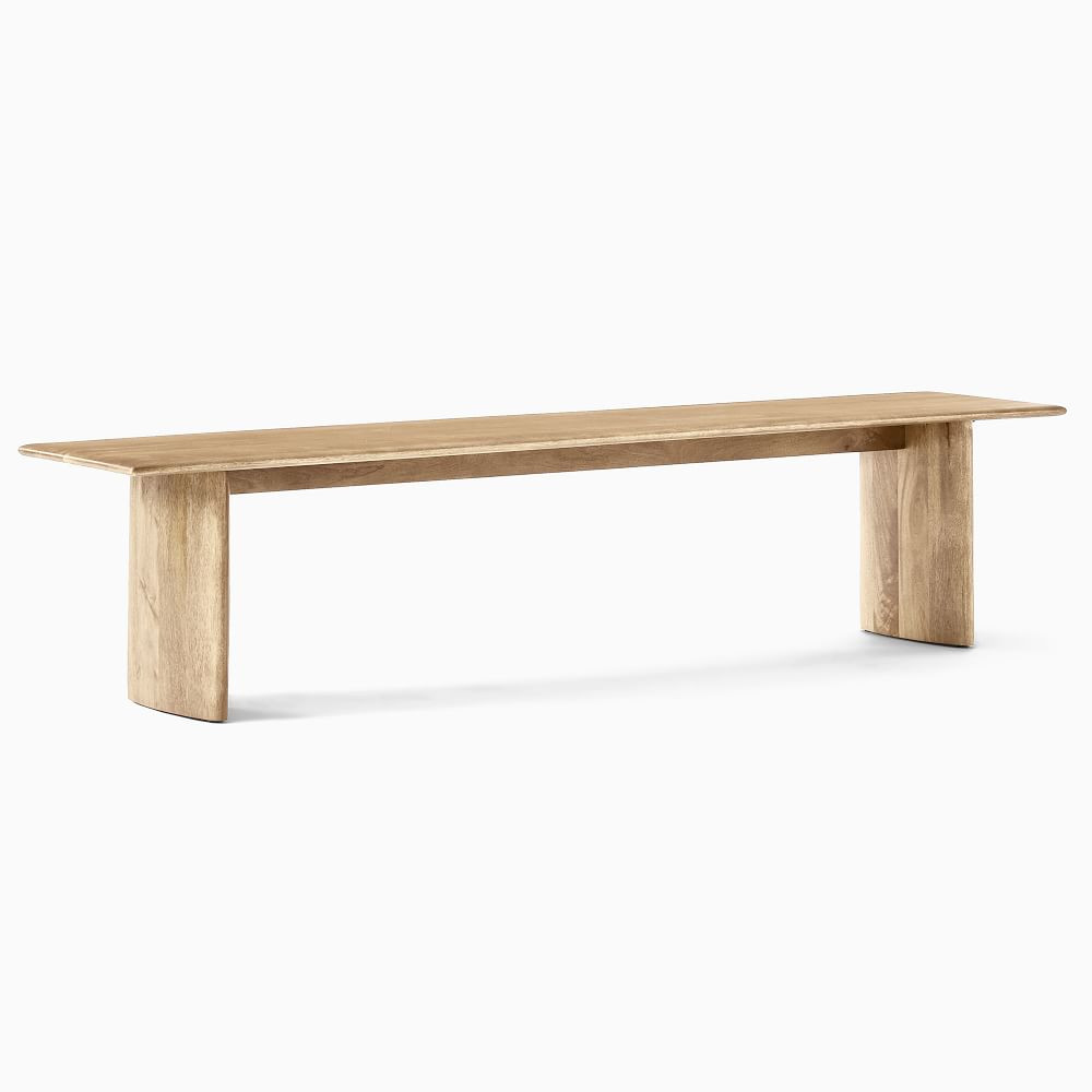 Anton Solid Wood Dining Bench (58"–106") | West Elm (US)