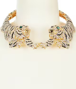Crouching Tiger Statement Necklace | Dillard's