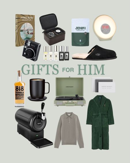 Gifts for him, beer tap, Reiss knitwear, Ugg slippers, Ralph Lauren robe, record player, Polaroid, matcha, cologne set, lumie clock, watch box.
Holiday gift guide, Christmas gift ideas for men.

#LTKmens #LTKGiftGuide #LTKHoliday