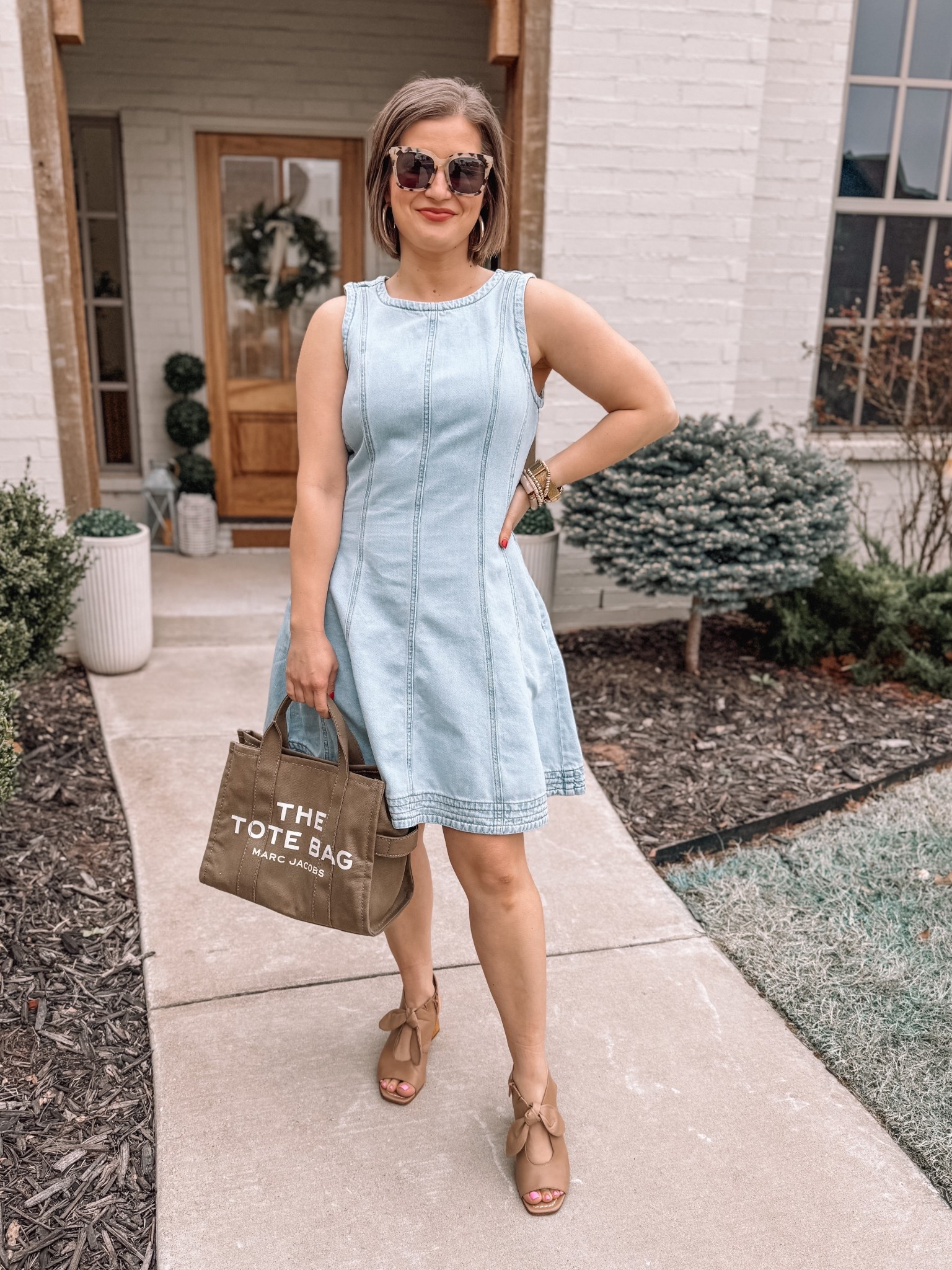 Denim dress from Walmart! 

#LTKSeasonal #LTKSaleAlert