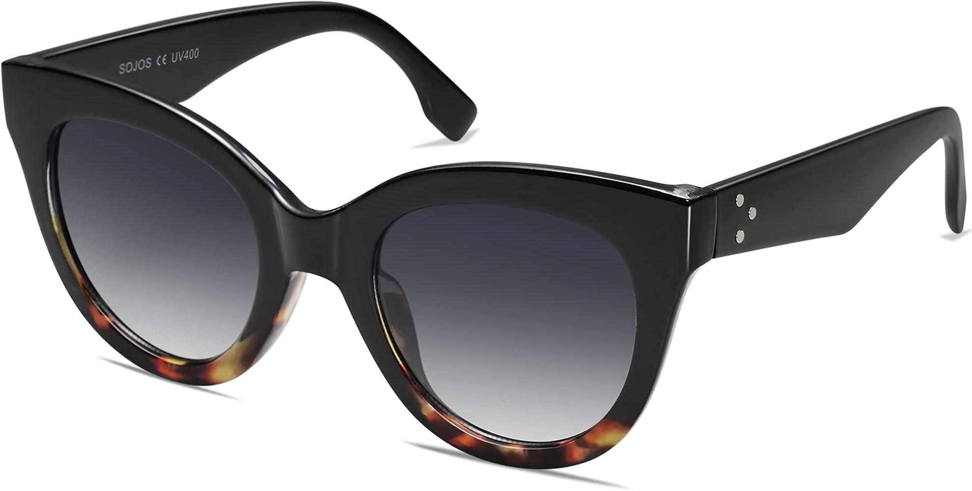 SOJOS Retro Oversized Cateye Sunglasses for Women Large Vintage Trendy Shades SJ2074 | Amazon (US)