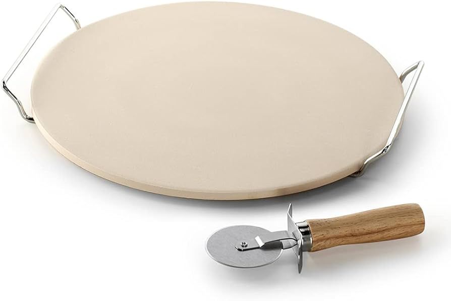 Nordic Ware, Tan Pizza Stone Set, 13 inch diameter | Amazon (US)