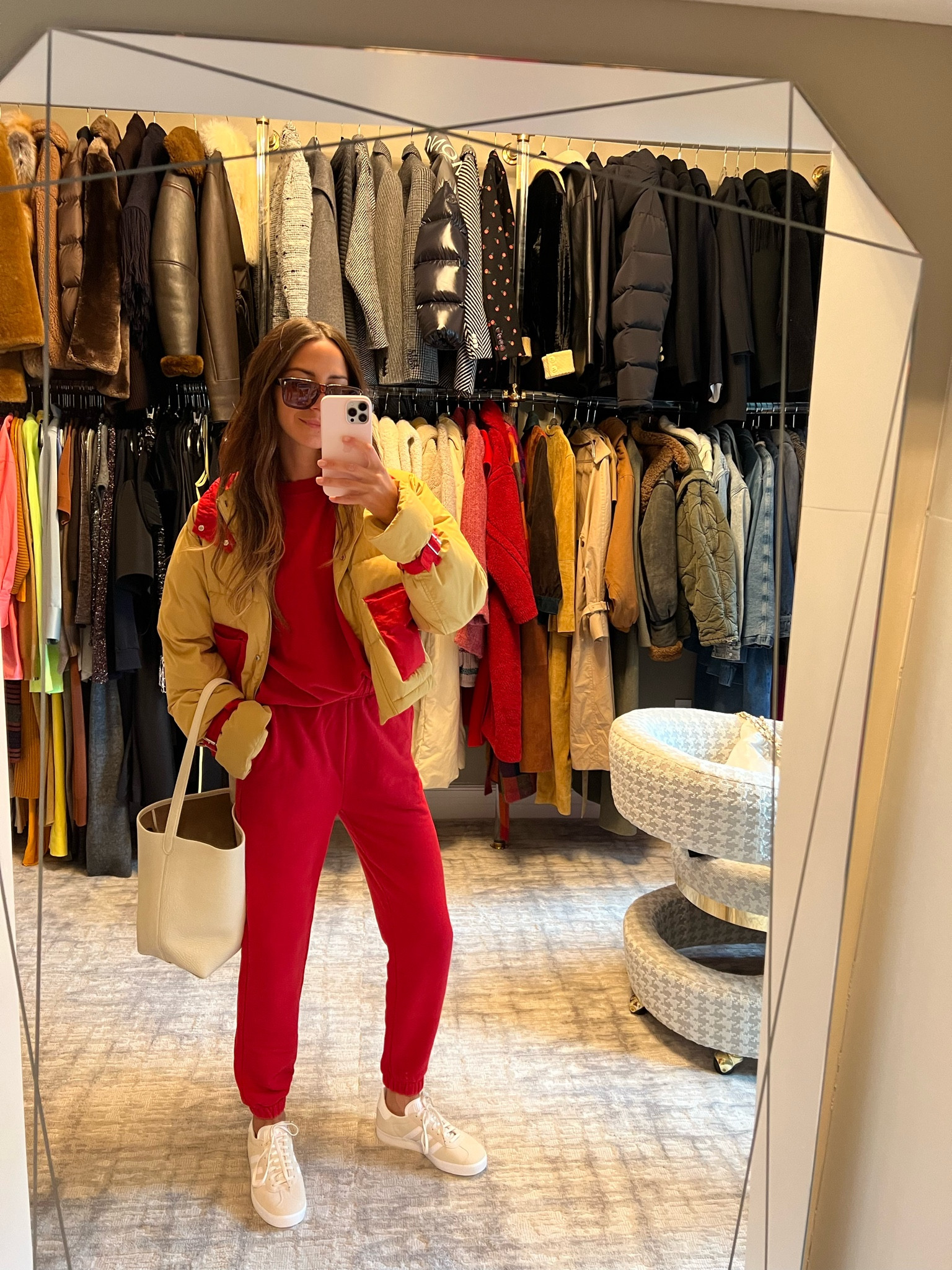 How to style SN’s classic red crewneck and sweatpants 

Tote is Celine, jacket is JW Anderson - linked similar ❤️

#LTKshoecrush #LTKstyletip #LTKSeasonal