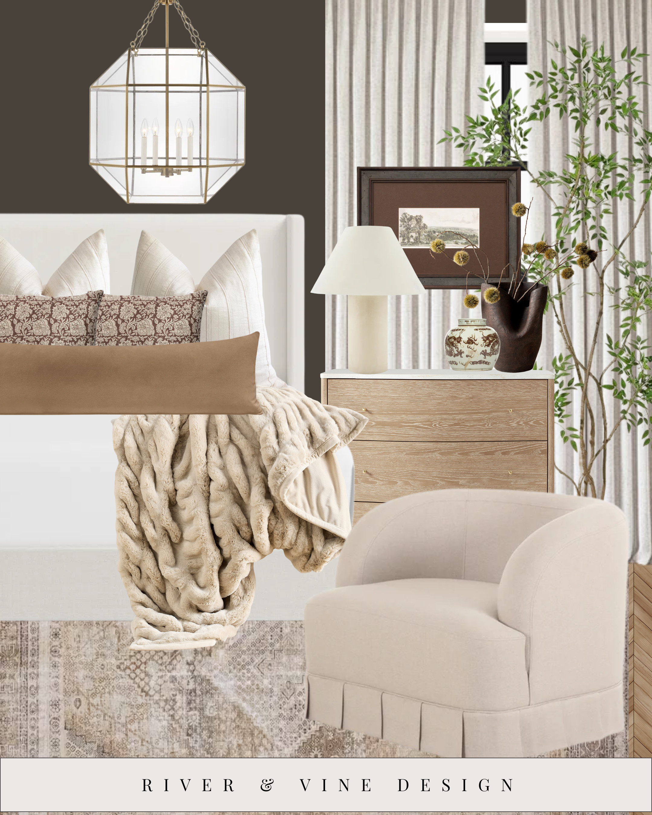 This is the kind of bedroom that makes you want to slow down!

Soft layers, warm neutrals, and just enough contrast to feel intentional without feeling styled to death. It’s cozy, but still elevated — the kind of space that feels calm at night and pulled together during the day.

What makes it work is the mix: plush textures against clean lines, classic shapes paired with softer curves, and lighting that feels warm instead of harsh. Nothing is loud, but every piece adds to the overall feeling.

If your bedroom feels fine but not inviting, this is the kind of update that changes that. One chair, one lamp, one extra layer at the foot of the bed — it adds up fast.

👉 Tap to shop the look
👉 Save this for when your bedroom needs a softer, cozier refresh! 

 #LTKHome