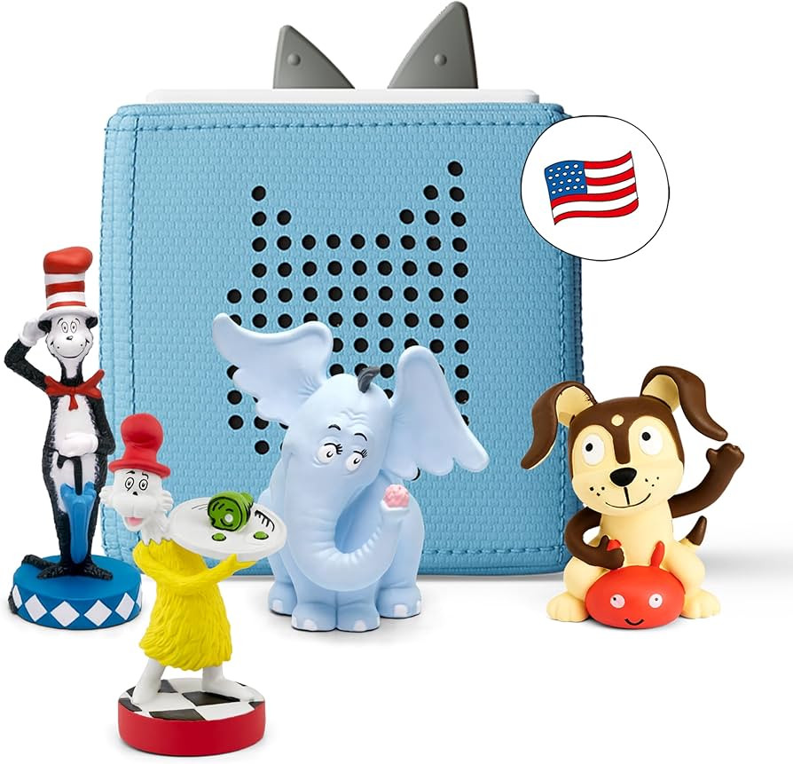 Toniebox Audio Starter Set with Cat in The Hat, Sam-l-Am, Horton Hears a Who!, and Playtime Puppy... | Amazon (US)