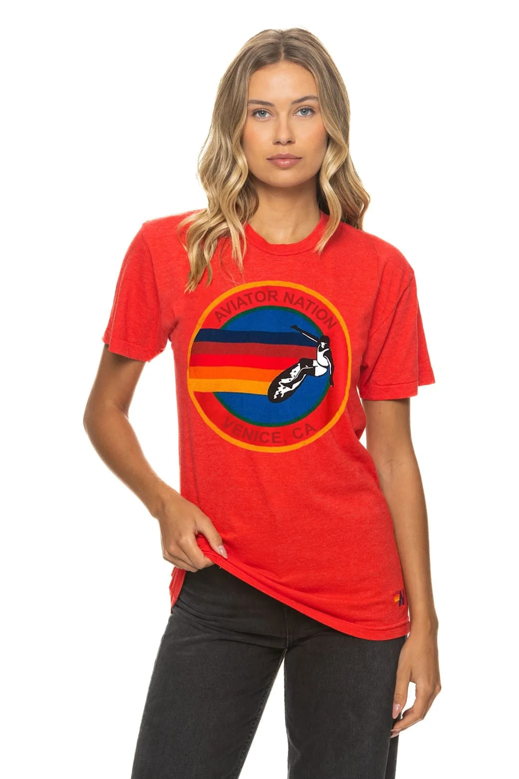 Signature Tee White | Aviator Nation | Aviator Nation