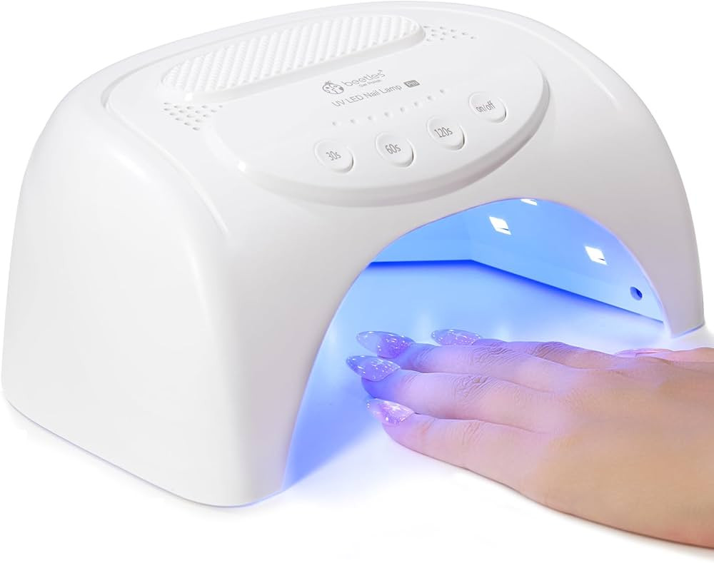 Beetles 48W UV LED Nail Light with 3 Timers, Professional UV Light for Gel Nails Uv Nail Lamp Cur... | Amazon (US)