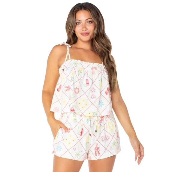 Celebrity Pink Women's Tie Strap Swing Top, Sizes XS-XXXL | Walmart (US)