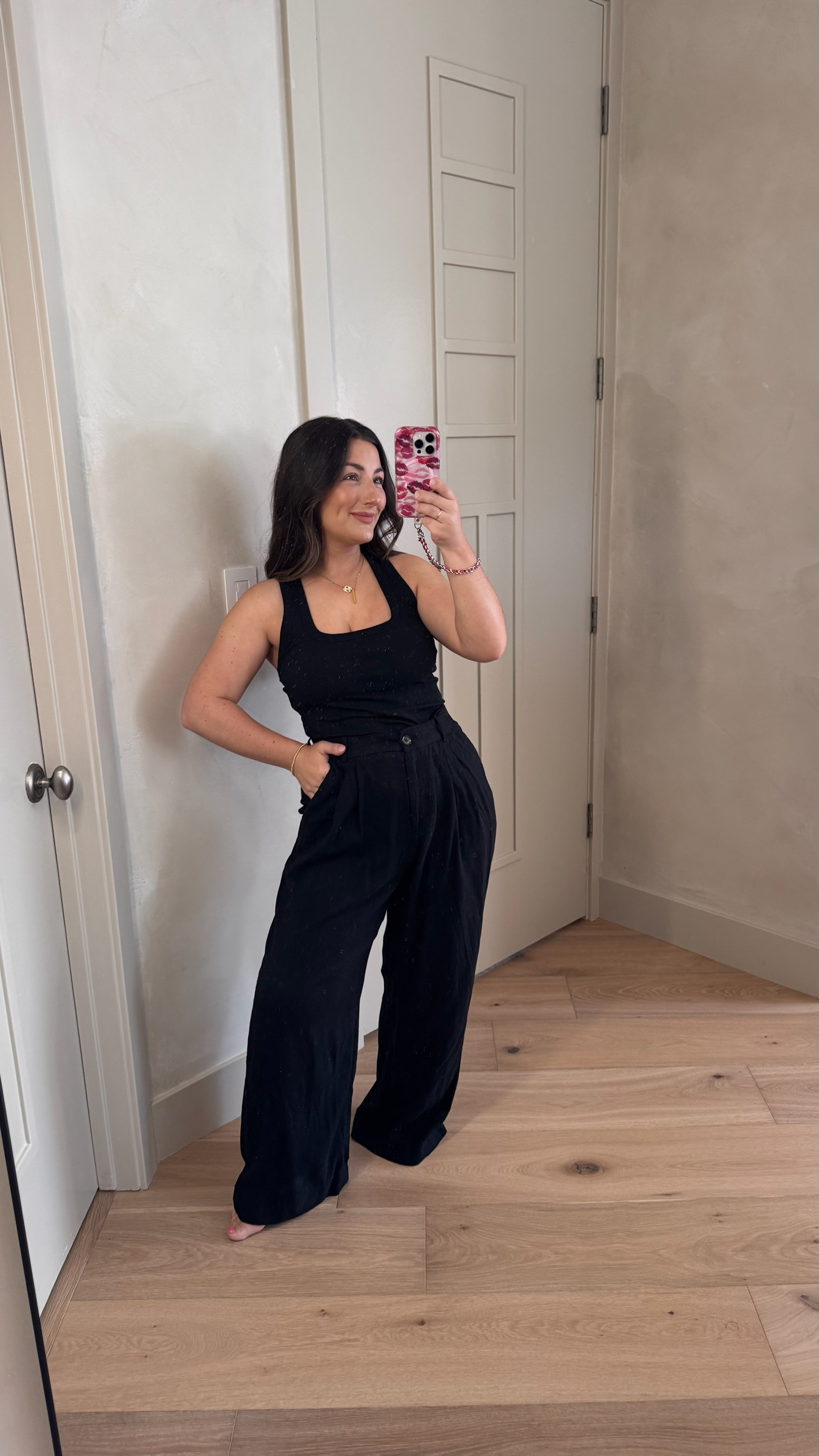 Monochromatic look! 

I’m obsessed with these tanks I’m going to be wearing these so much!! 

Cotton blend ribbed square neck tank 
Size small

Linen pants size 27 short 

5’0” 140lbs

#LTKootd #LTKPetite #LTKSaleAlert