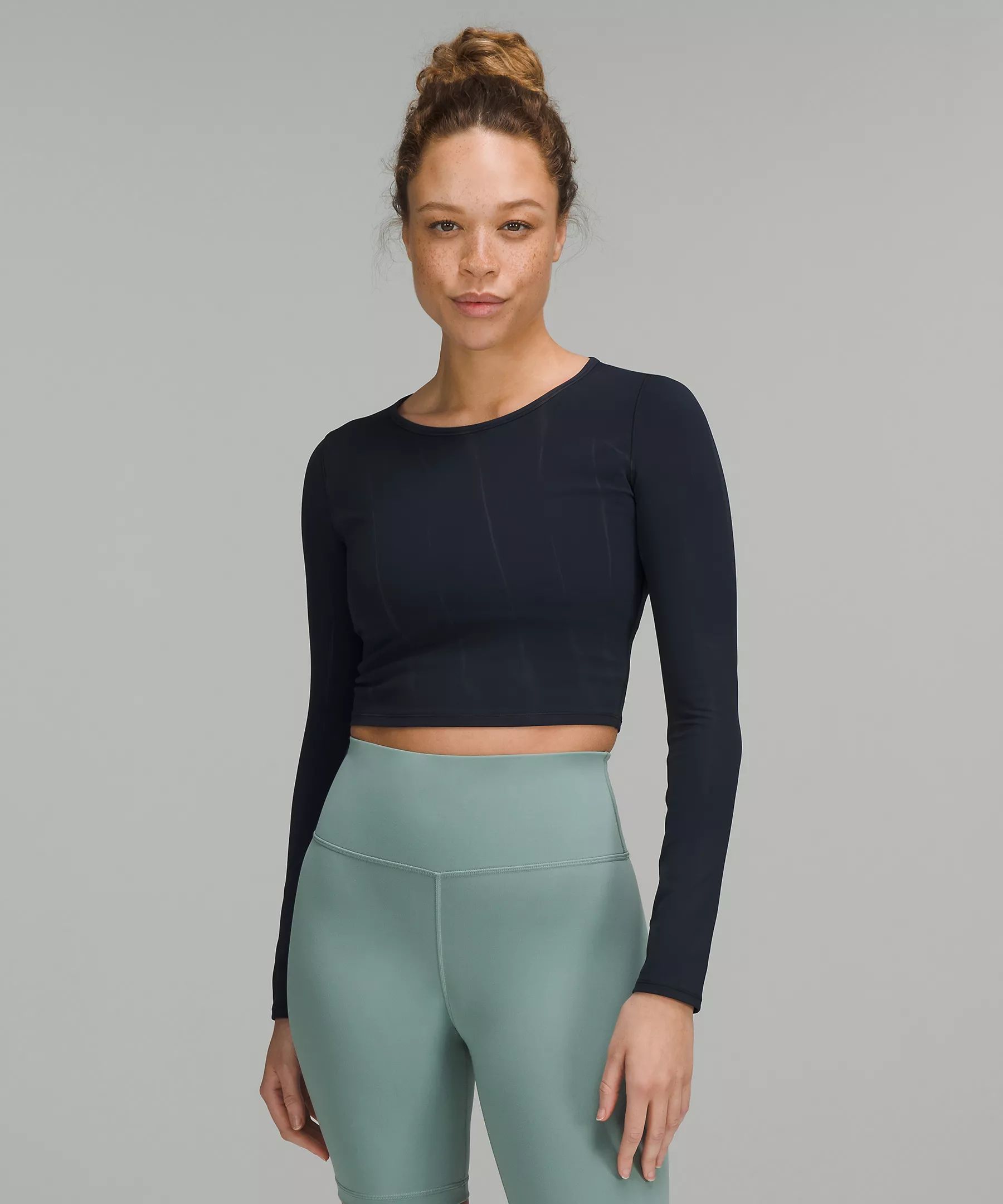 Wunder Train Cropped Long Sleeve Shirt | Women's Long Sleeve Shirts | lululemon | Lululemon (US)