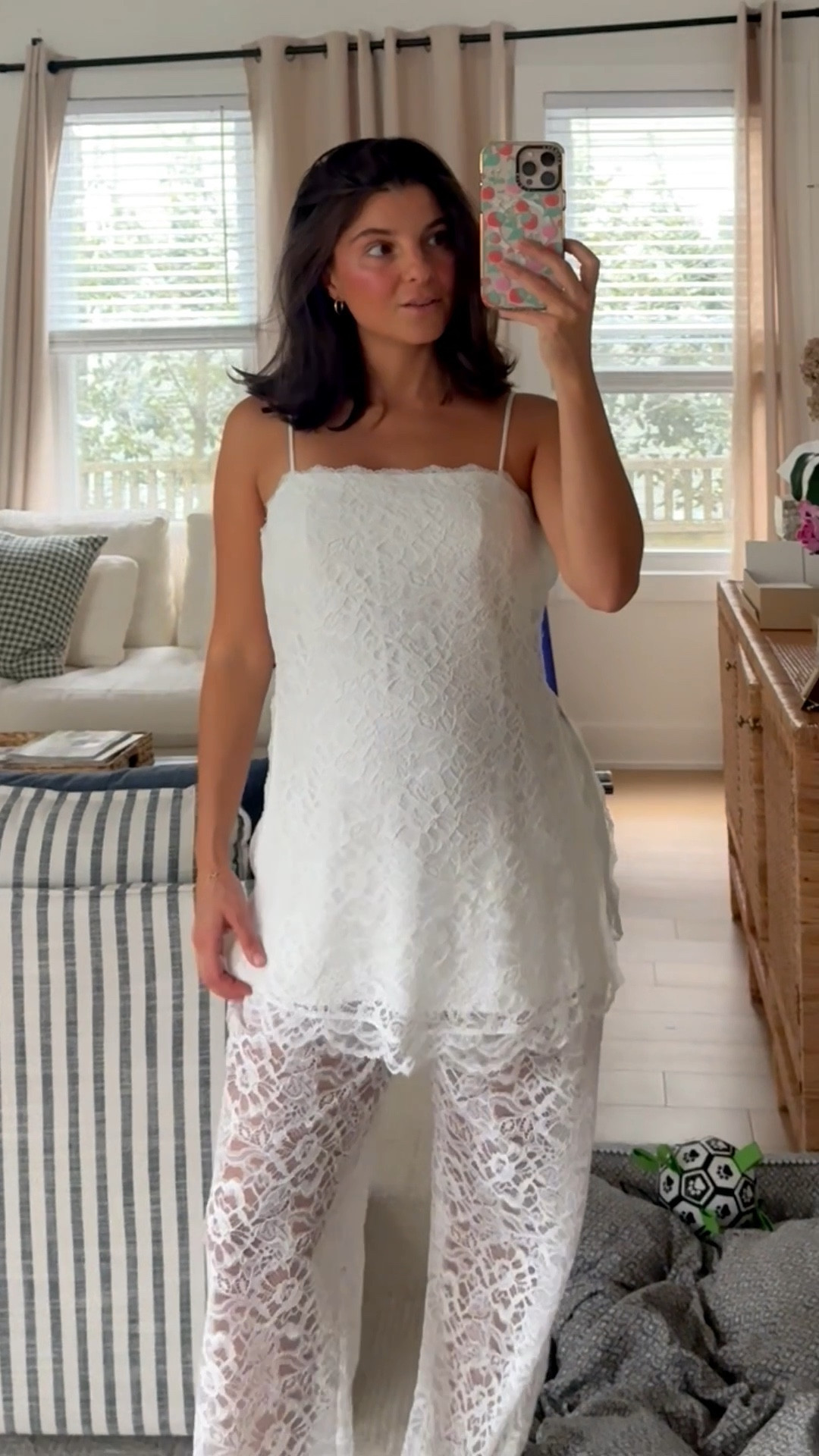 [4/30/26] this full set is currently 20% off with code EXTRA20 | such a cute set for brides but also works with a bump at 20 weeks! I’m wearing size small in top and large in pants but could’ve done a medium.

#LTKBump #LTKPetite #LTKWedding
