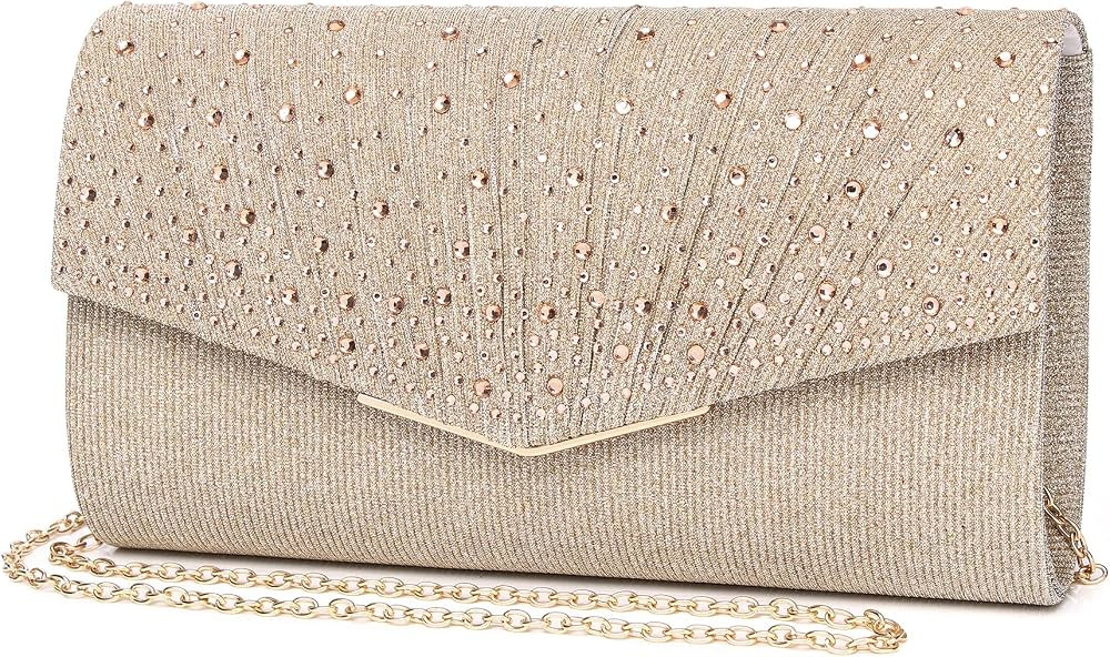 MUDUO Rhinestone Clutch Purses for Women Purses and Handbags Formal Wedding Party Prom Purse Mone... | Amazon (US)