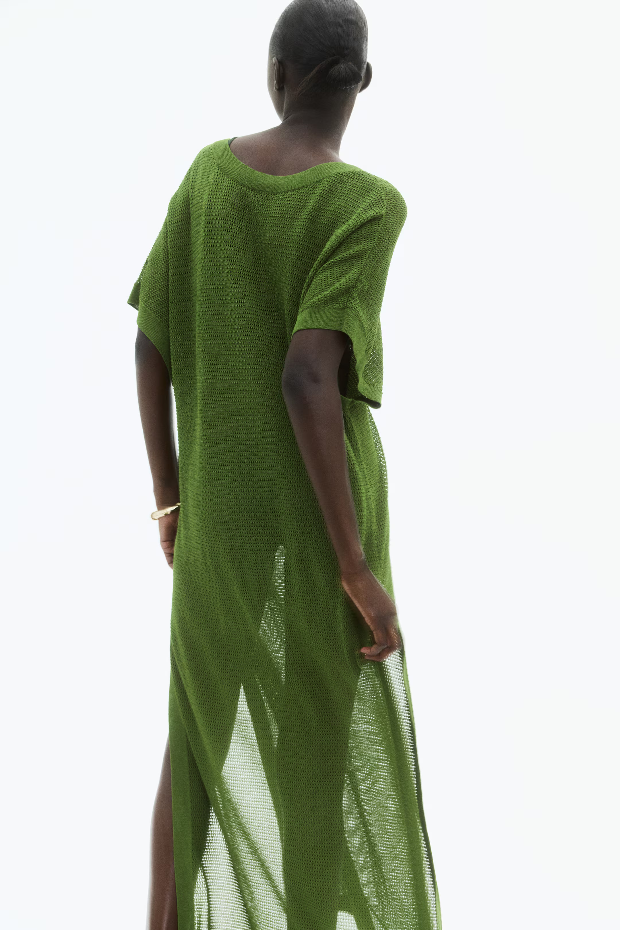 Pointelle-Knit Beach Dress | H&M (US + CA)